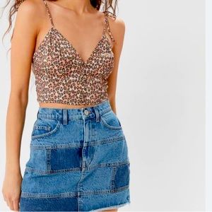 BDG Patchwork Denim mini Skirt